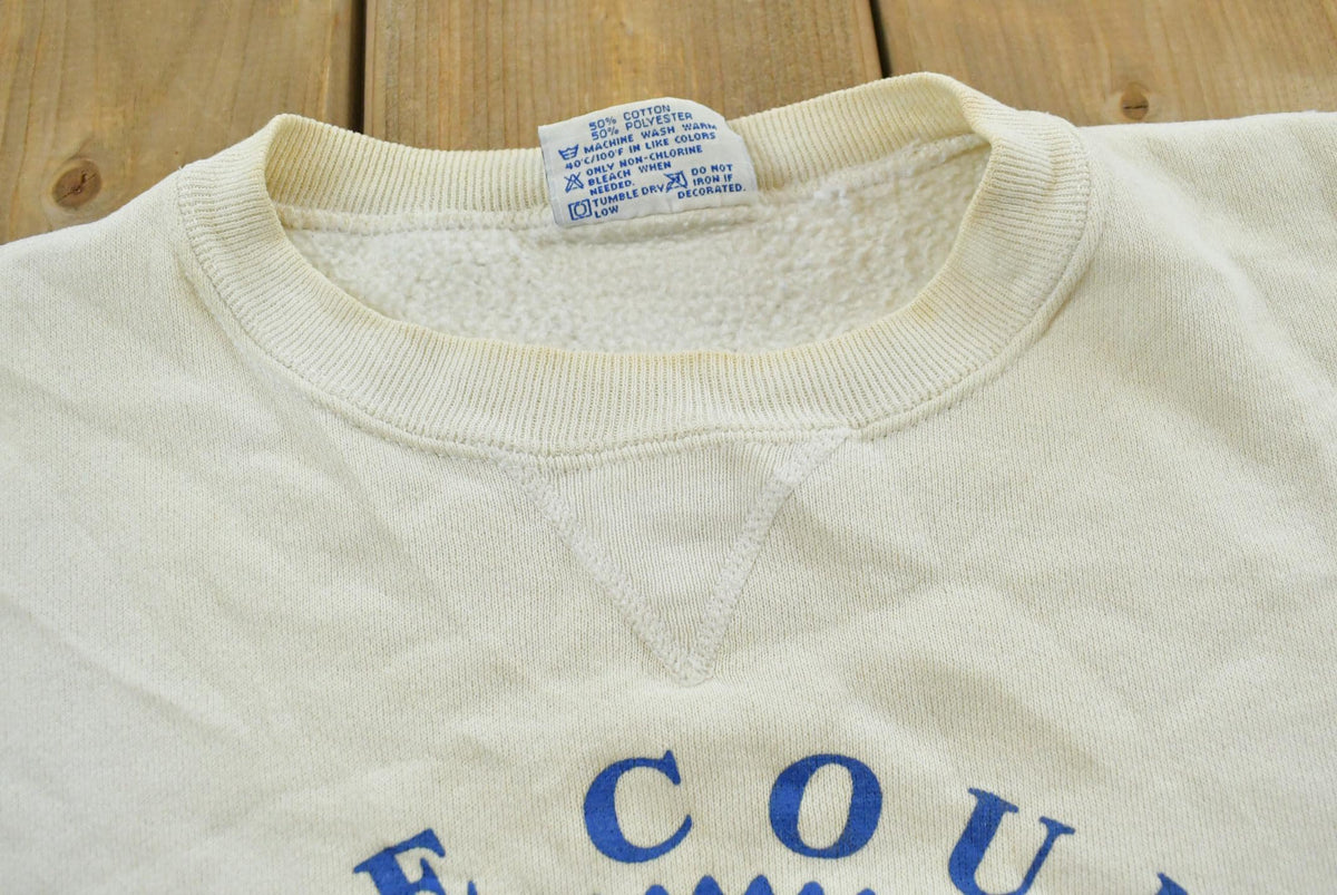 Vintage 1980s Kane County State of Illinois Souvenir Crewneck Sweatshirt Men's L