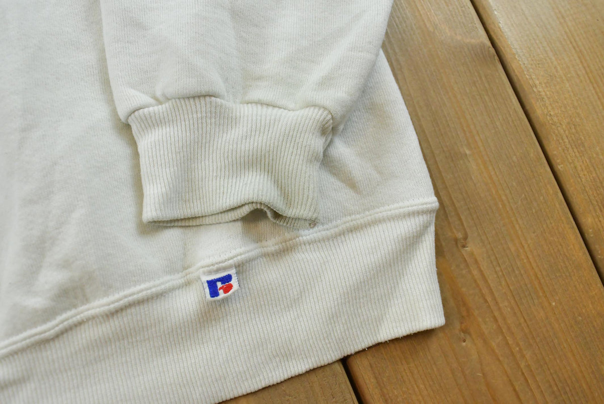 Vintage 1990s Russell Athletic Cape May Beach Chair Souvenir Crewneck Sweatshirt Men's L