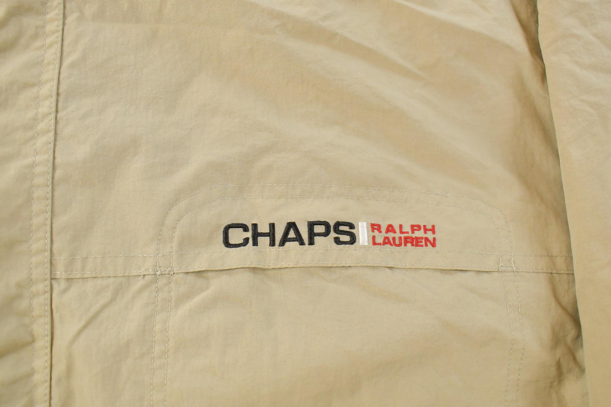 Vintage 1990s Chaps Ralph Lauren Anorak Windbreaker Jacket Men's 2XL