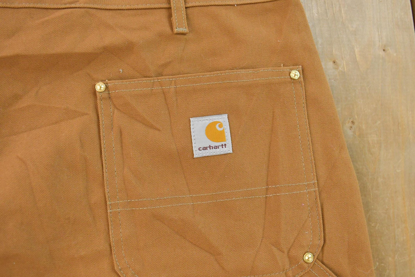 Vintage 2000s DEADSTOCK Carhartt Double Knee Canvas Pants Men's 44 x 29.5
