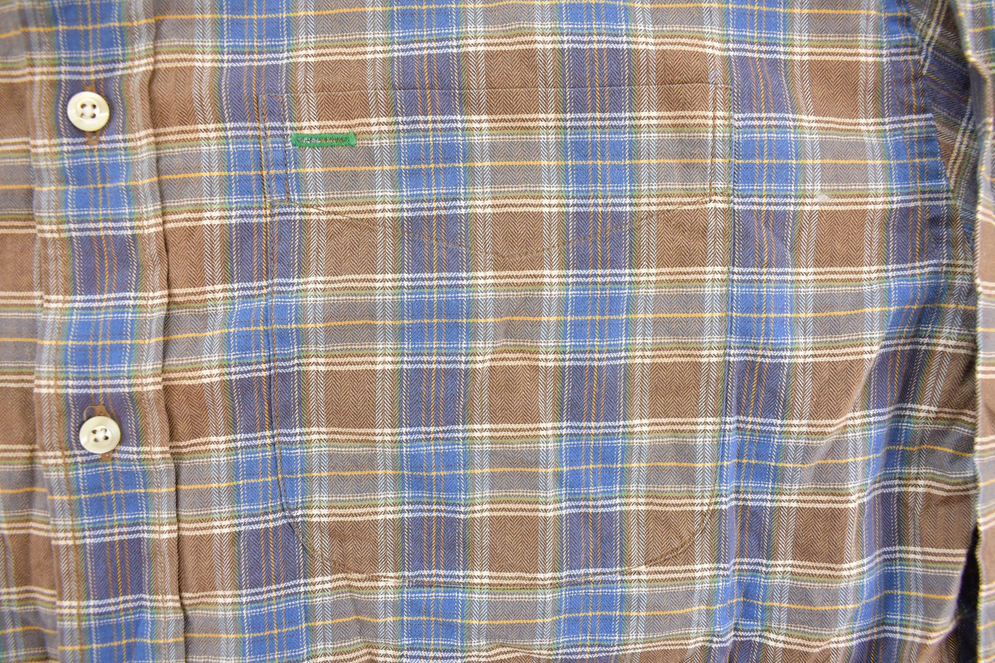 Vintage 1990s Tommy Hilfiger Plaid Flannel Button Up Shirt Men's M