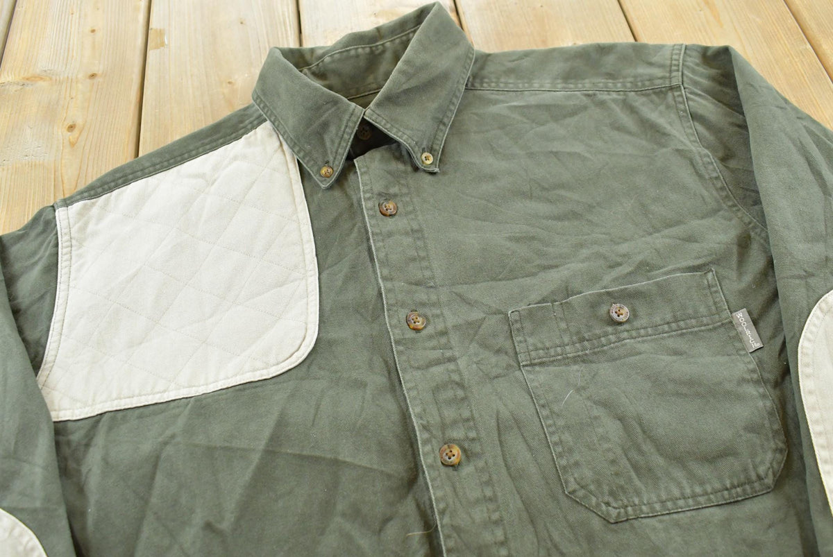 Vintage 1990s Woolrich Button Up Shooting Shirt Men's L