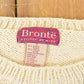Vintage 1990s Bronte Hand Knit Floral Crewneck Sweater Womens S