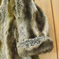 Vintage 1980s Tissavel Faux Fur Modacrylic Jacket Coat Women's 2XL