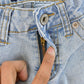 Vintage Y2K Angels Low Rise Flare Denim Jeans Women's 24 x 31.5