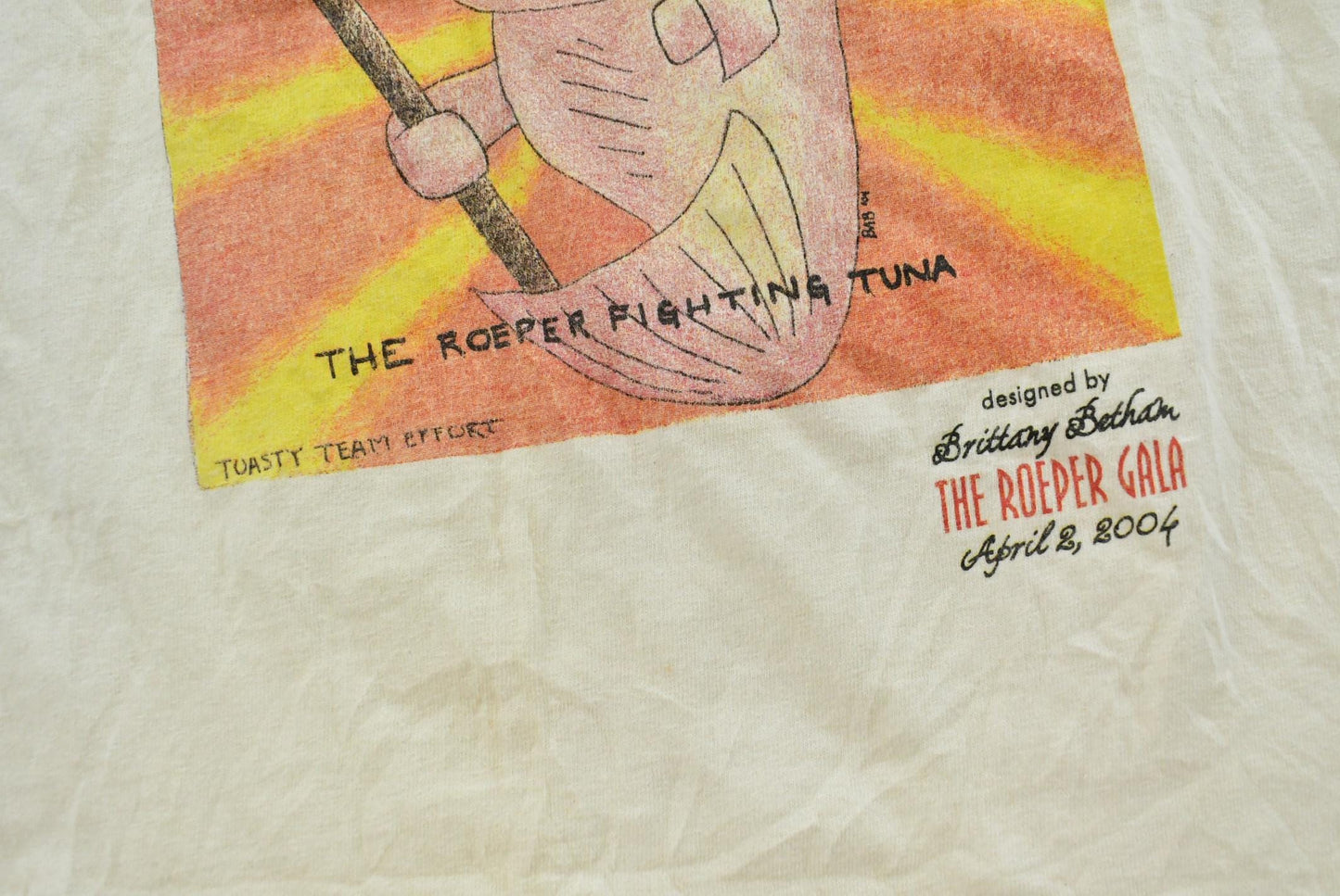 Vintage 2004 Roeper Gala Fighting Tuna Charity T-Shirt Men's M