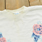 Vintage 1990s Alley Cats Floral Painted Graphic T-Shirt Mens M