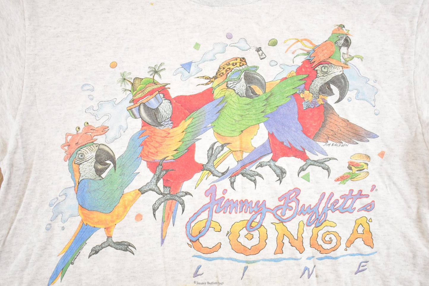 Vintage 1990's Jimmy Buffett Margaritaville Key West Souvenir Travel T-Shirt Mens M