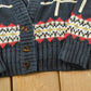 Vintage 1980s Liz Sport Knit Cotton Cardigan Sweater Women's S