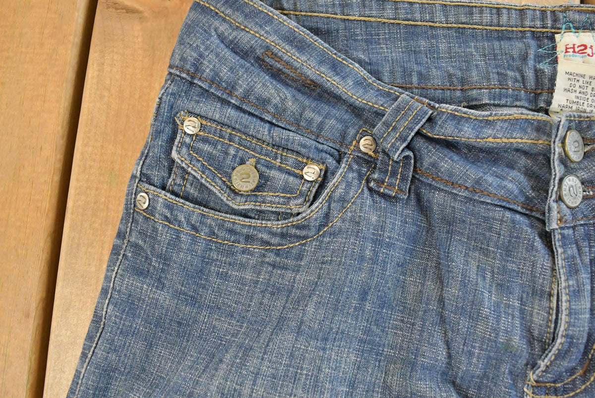 Vintage Y2K H2J Low Rise Flare Denim Jeans Women's 32 x 32