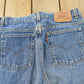 Vintage 1990s Levi's Distressed 550 Relaxed Fit Denim Jeans Women's 33 x 32.5