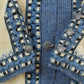 Vintage 1980s Norlander Wool Knit Cardigan Sweater Women's L / Vintage Cardigan / Button Up Cardigan / 80s Nordic Sweatshirt / Fair Isle
