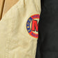 Vintage 1990s Thrashed Mickey Mouse Disney Varsity Snap Button Jacket Men's M