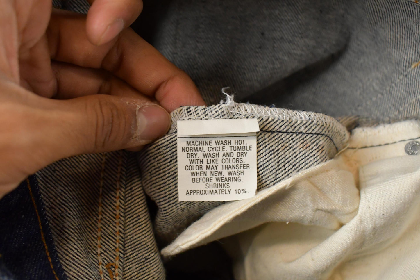 Vintage 1980s Deadstock Levi's 501 Original Fit Denim Jeans Men's 29 x 34