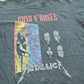 Vintage 1992 Metallica Guns Roses Tour Band T-Shirt Men's XL