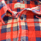 Vintage 1990's Timber Run Plaid Western Style Button Up Shirt Men's L