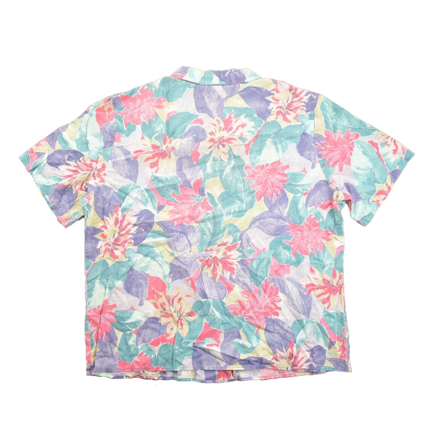 Vintage 1990s Floral Button Up Shirt Men's L