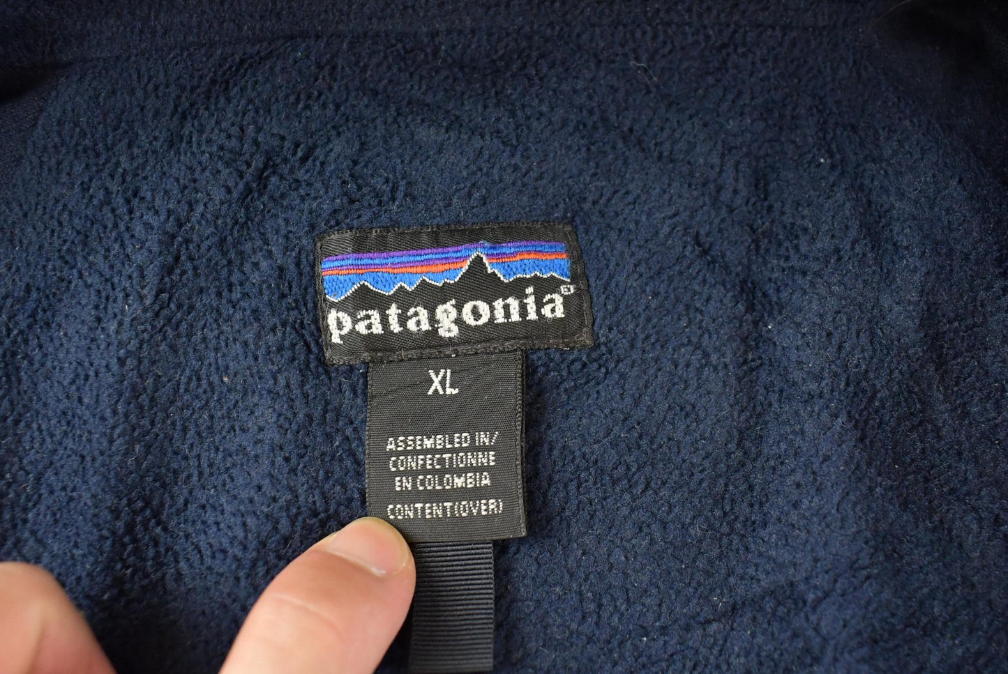 Vintage 1990s Patagonia Fleece Lined Windbreaker Jacket Men's XL