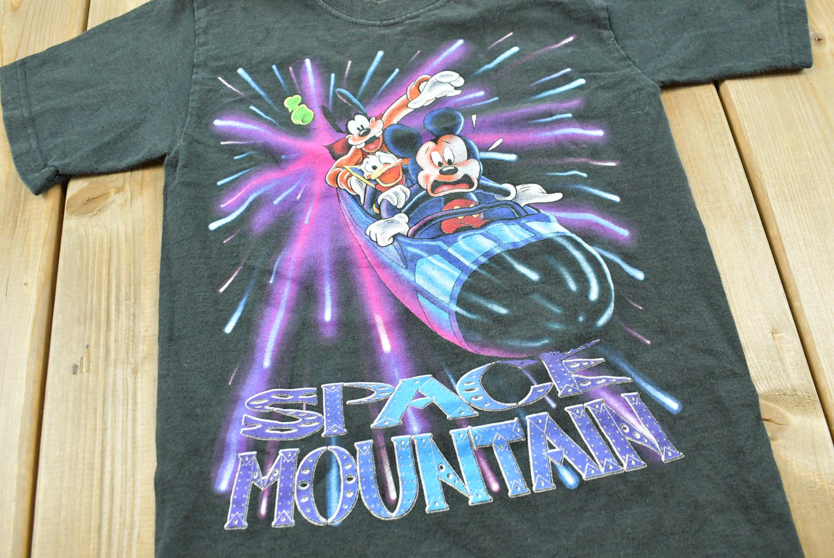 Vintage 1990s Space Mountain Walt Disney World T-Shirt Toddler 5T