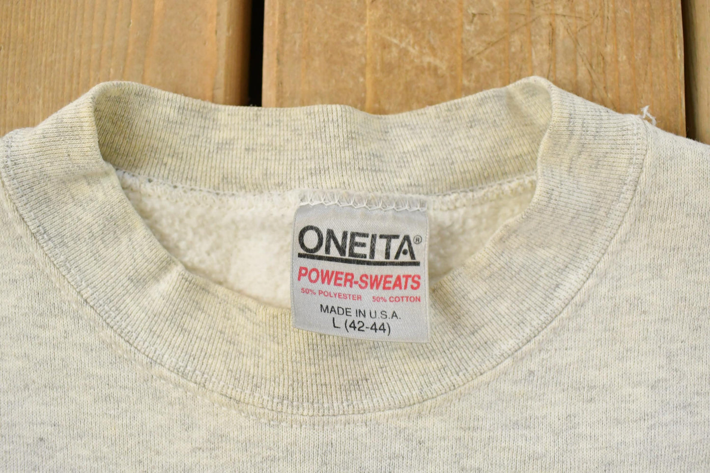 Vintage 1990s Vermont Fishing Outdoorsman Crewneck Sweatshirt Mens M
