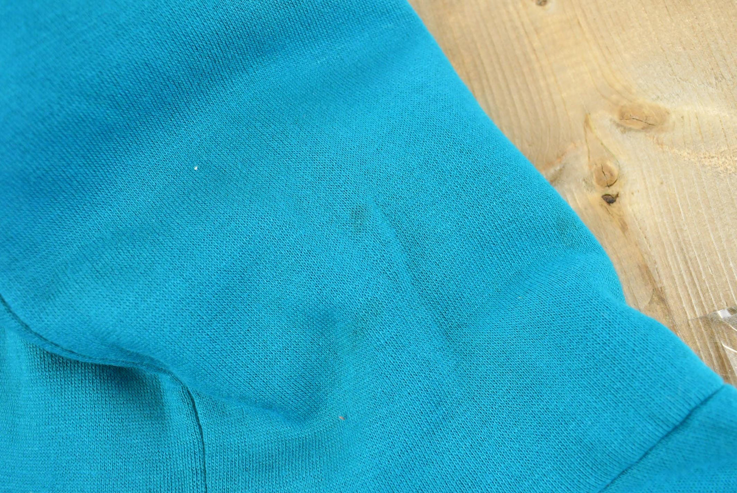 Vintage 1990s Northwest Territories Blank Blue Full Zip Thermal Lined Hoodie Sweatshirt Men's L