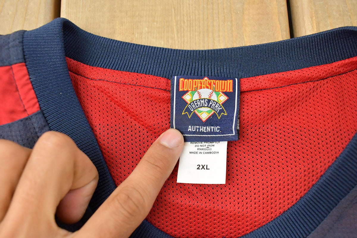 Vintage 2000s Cooperstown MLB Pullover Baseball Windbreaker Jacket Men's 2XL