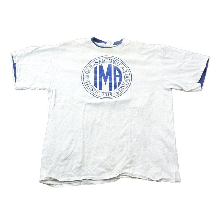 Vintage 1990s IMA Belton Brand University Collegiate T-Shirt Men's XL