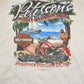 Vintage 2000s Harley Davidson Miami Florida Motorcycle Graphic Zip Up Hoodie Women's S