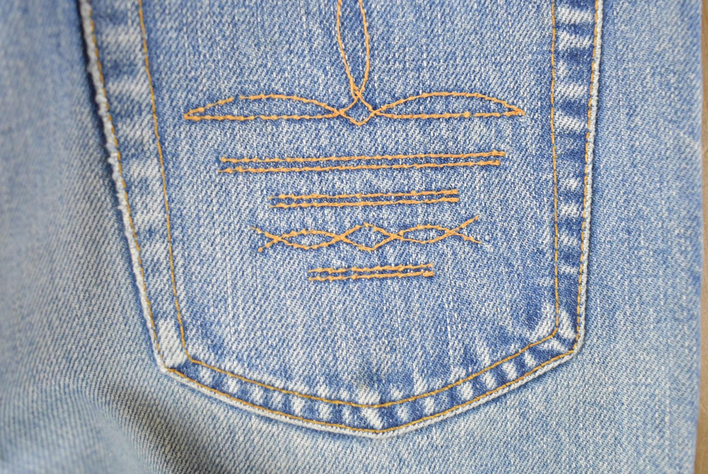 Vintage 1980's Polo Western Ralph Lauren Denim Jeans Men's 33 x 34
