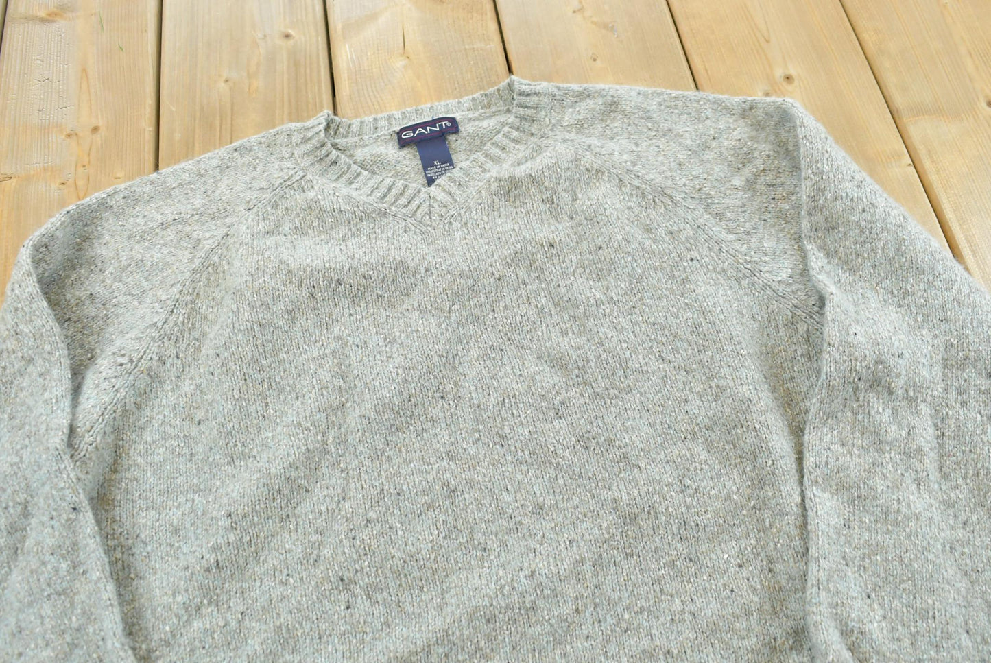 Vintage 1990s Gant Knit Crewneck Sweater Men's M