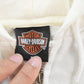 Vintage 2000s Harley Davidson Miami Florida Motorcycle Graphic Zip Up Hoodie Women's S