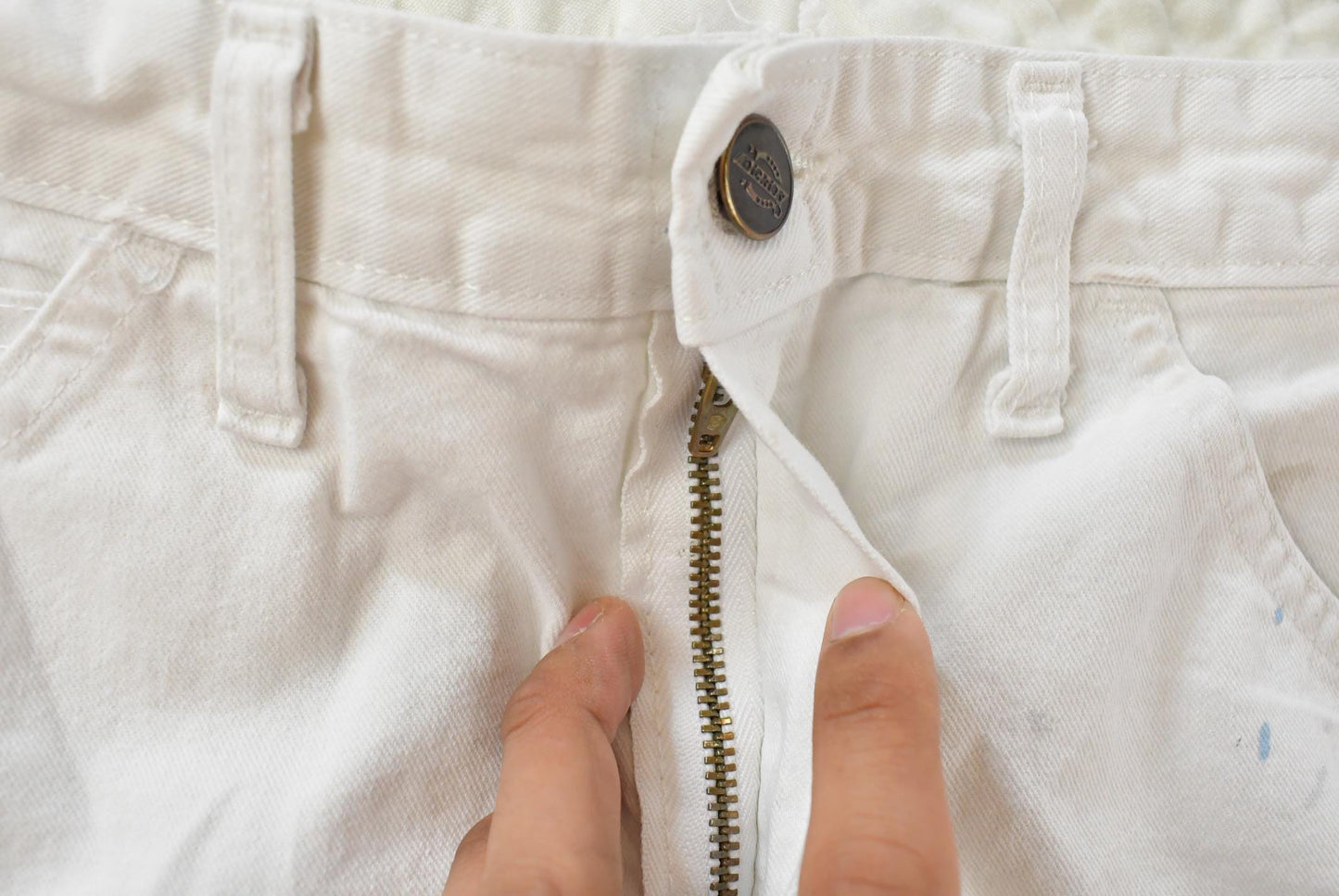 Vintage 1990's Dickies Sherwin Williams White Painters Pants Men's 32 x 29