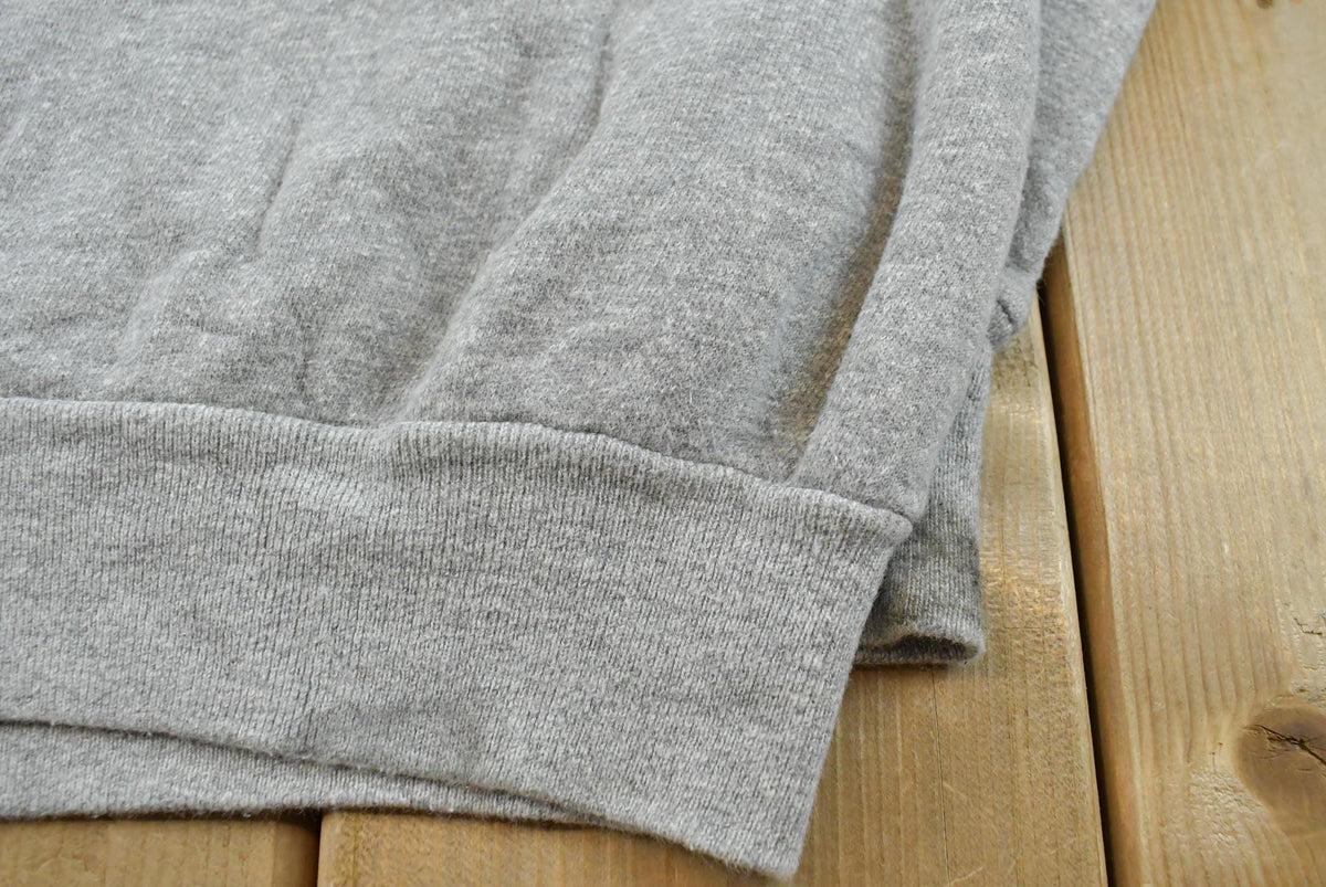 Vintage 1980s Blank Gray Raglan Crewneck Sweatshirt Men's XS