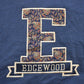Vintage 1990s Edgewood Paisley Collegiate Crewneck Sweatshirt Men's L