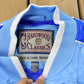 Vintage 2000s Carolina Cougars Hardwood Classics NBA Basketball Embroidered Snap Button Satin Bomber Jacket Mens 3XL