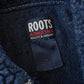 Vintage 1990s Roots Fleece Quarter Zip Sweatshirt Men's M