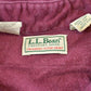 Vintage 1990s L.L. Bean Maroon Chamois Cloth Button Up Shirt Men's XL