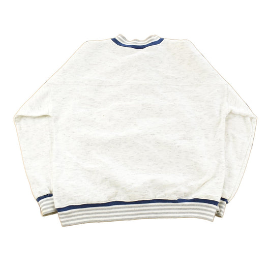 Vintage 1990s Anchor Sailing Henley Crewneck Sweatshirt Men's Medium