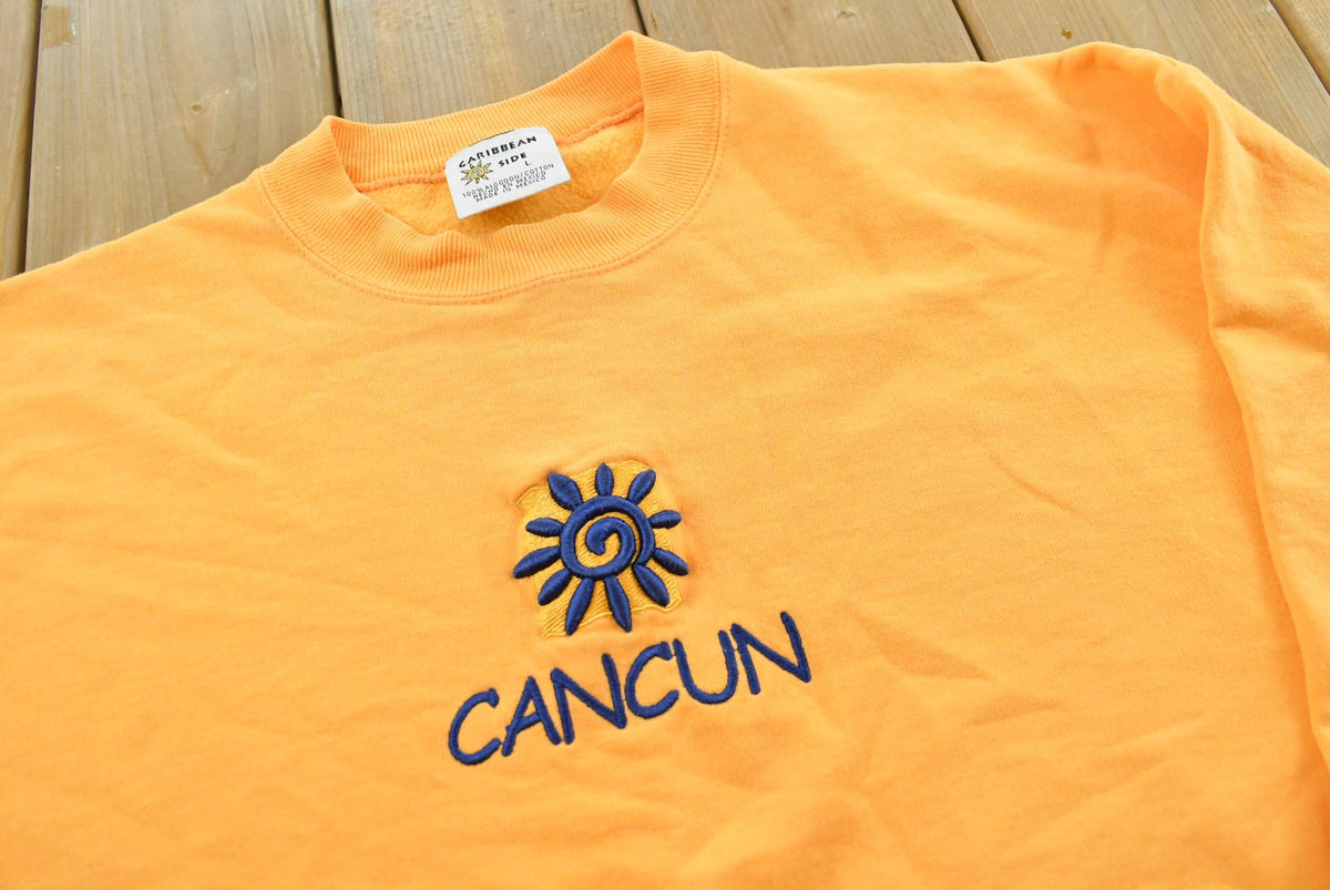 Vintage 1990s Cancun Crewneck Sweatshirt Men's L