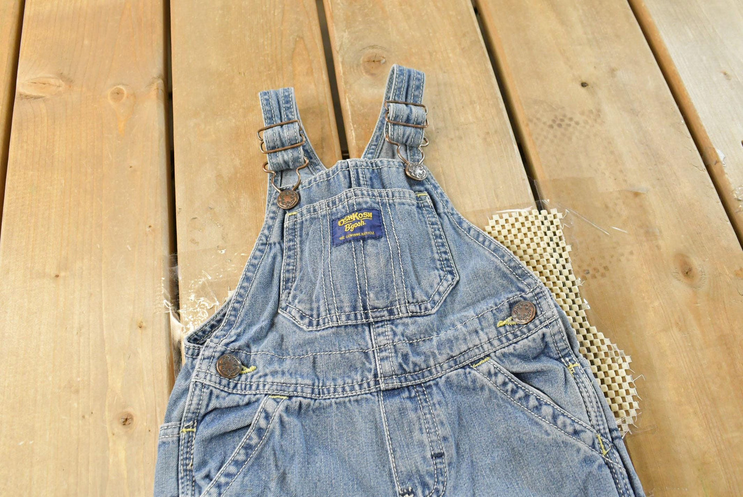 Vintage 2000s OshKosh B'gosh Denim Blue Jean Overalls Youth 22 x 11