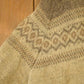 Vintage 1980s Tundra AOP Wool Knit Full Zip Sweater Men's M