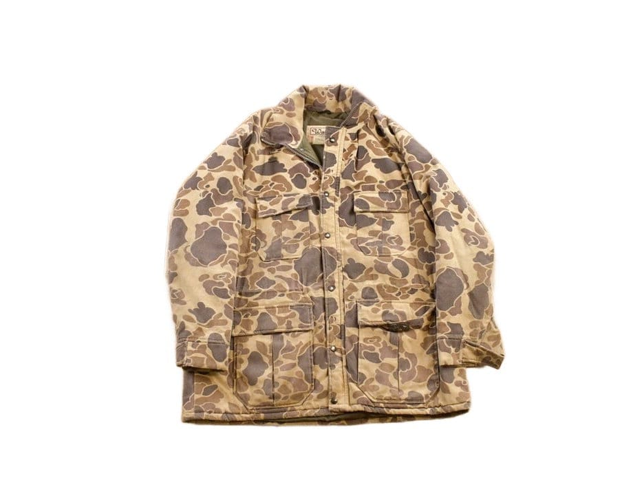 Vintage 1980s BlizzardPruf Frog Camo Winter Jacket Men's Large