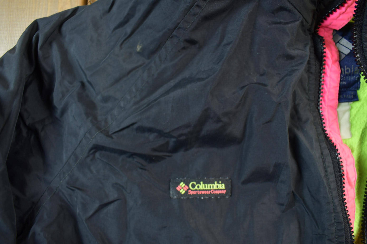 Vintage 1980s Columbia Sportswear Fleece Lined Jacket Men's Large