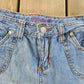 Vintage Y2K Yonique Denim Ruffled Mini Skirt Women's 27