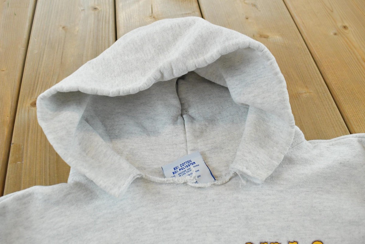 Vintage 1990s Lincoln Girls Basketball Hoodie Sweatshirt Men's L
