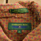 Vintage 1970s Embassy Row All Over Print Horse Theme Button-Up Shirt Men's Medium