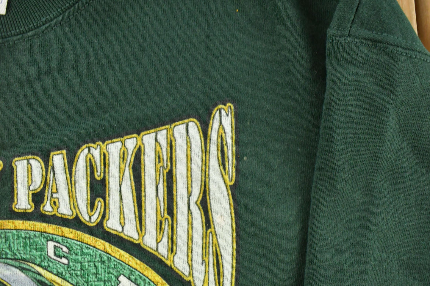 Vintage 1990s Green Bay Packers NFL Crewneck Sweatshirt Men's L