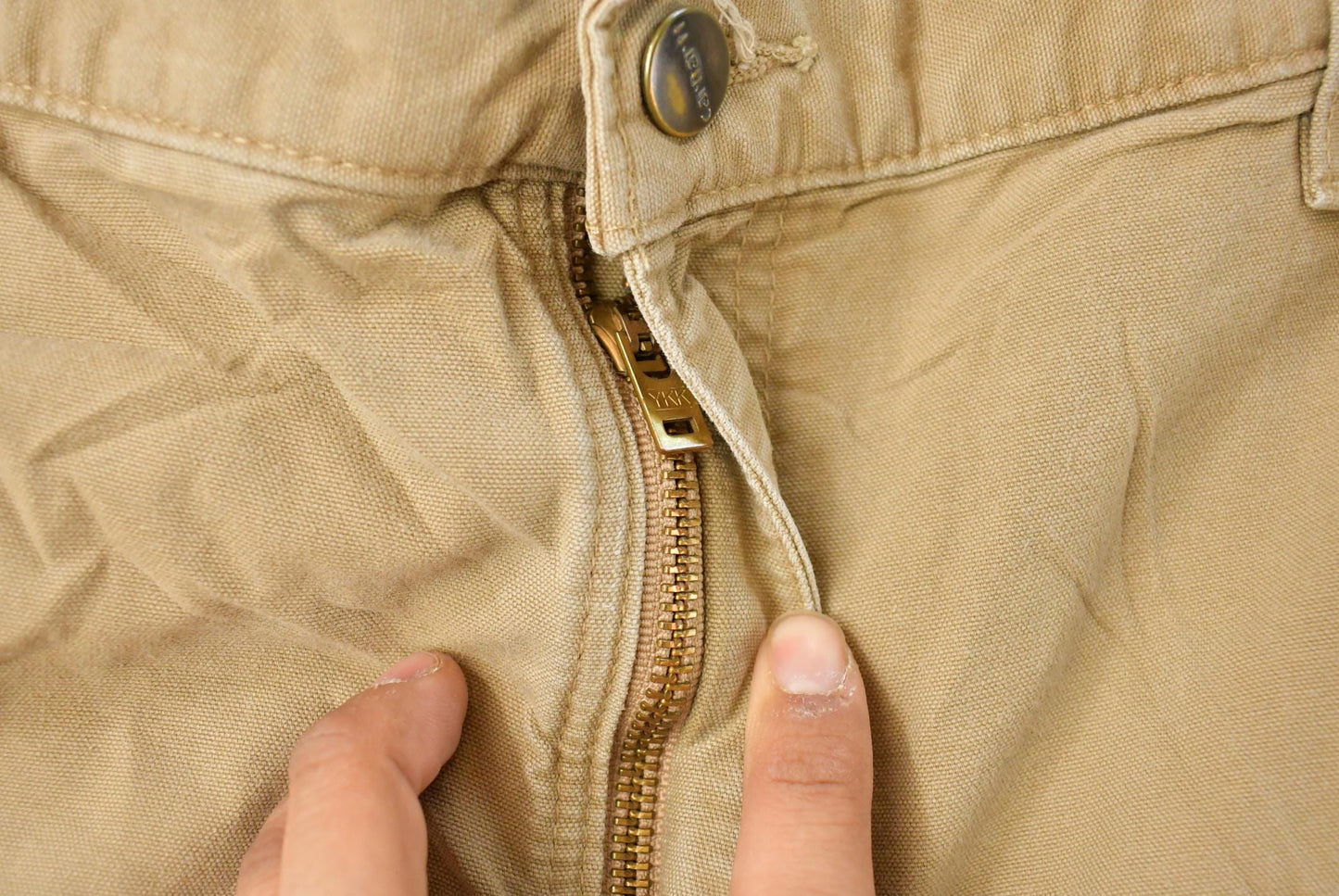 Vintage 2000s Carhartt Distressed Canvas Shorts Men's 37