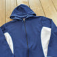 Vintage 2000s Vision Athletic Full Zip Hoodie Sweatshirt Youth L