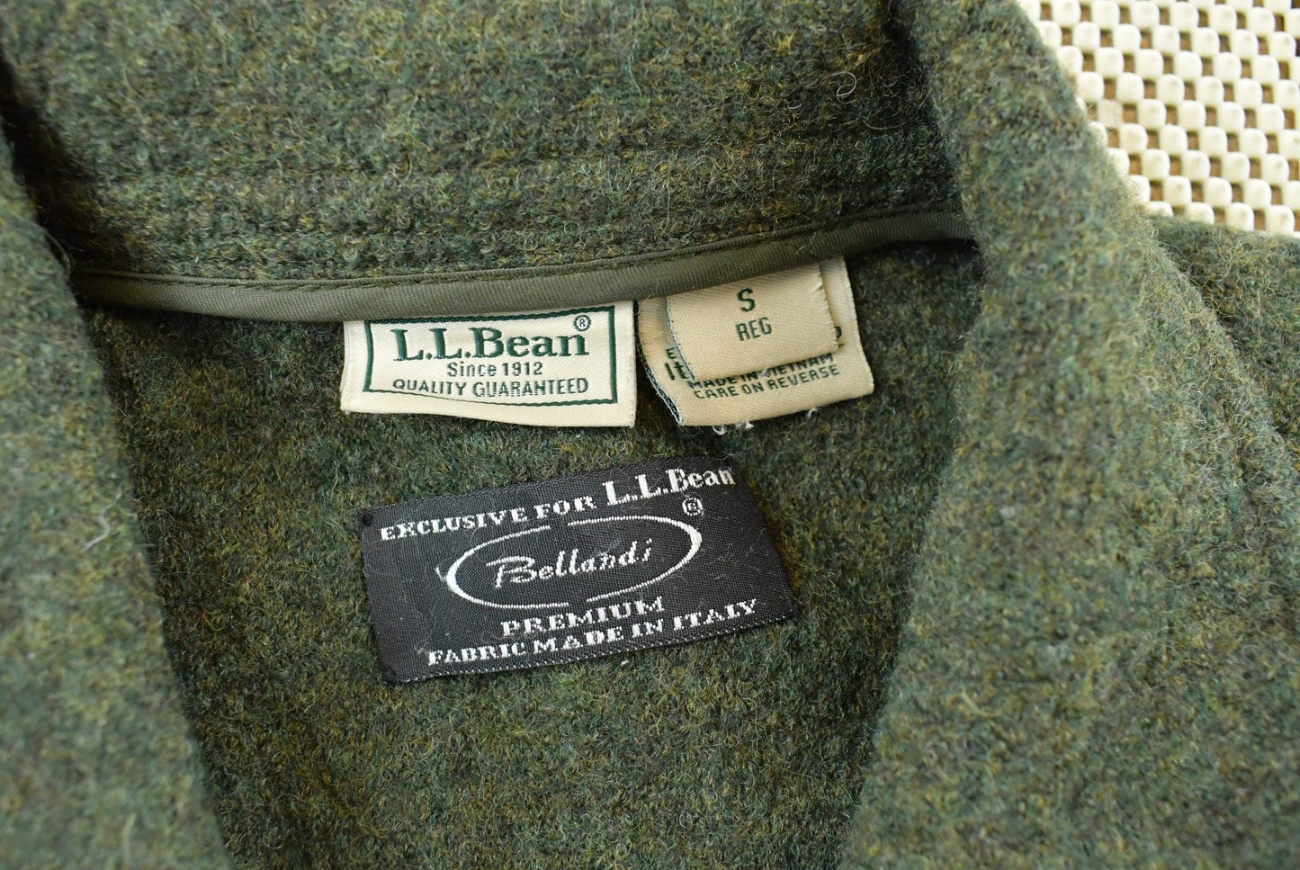 Vintage 2000s L.L. Bean Wool Bellandi Italian Fabric Shacket Women's M / Y2K Outdoor / Streetwear / Layering
